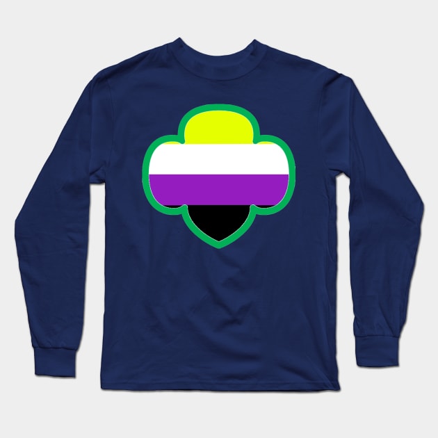 Enby GSA Long Sleeve T-Shirt by RaineyDayz